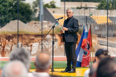 Odprtje Atletskega stadiona v Sežani; Foto: XOD